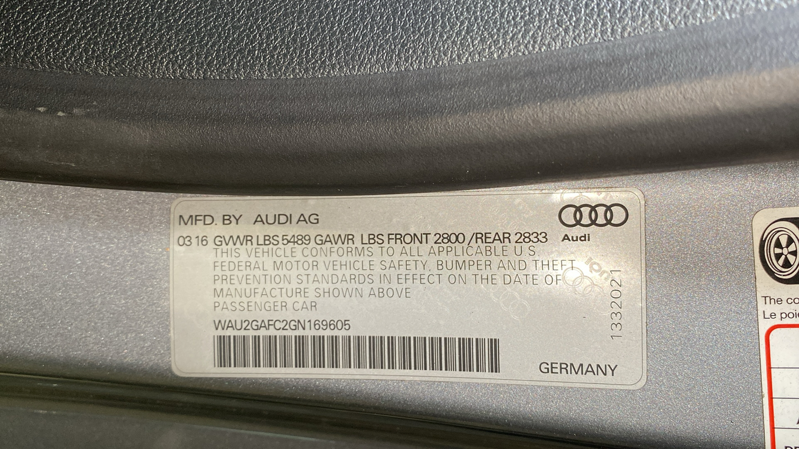 2016 Audi A7 3.0T quattro Prestige 11
