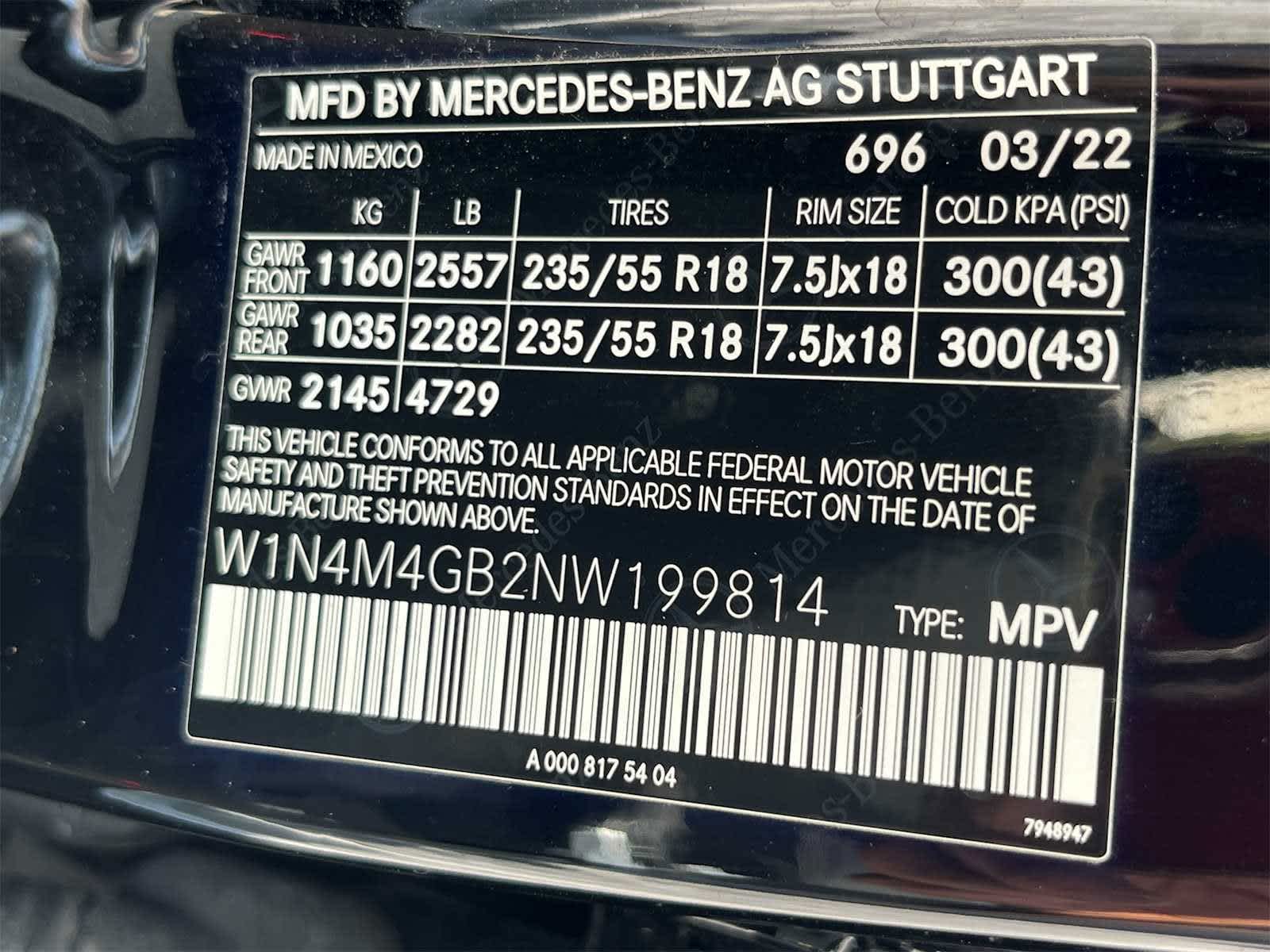 2022 Mercedes-Benz GLB GLB 250 21