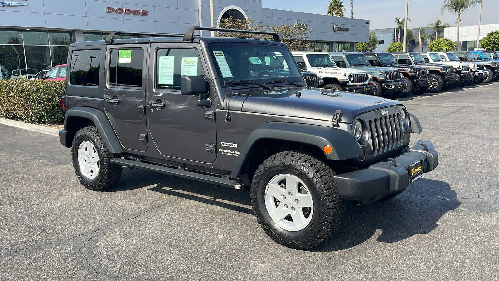 2017 Jeep Wrangler Unlimited Sport 8