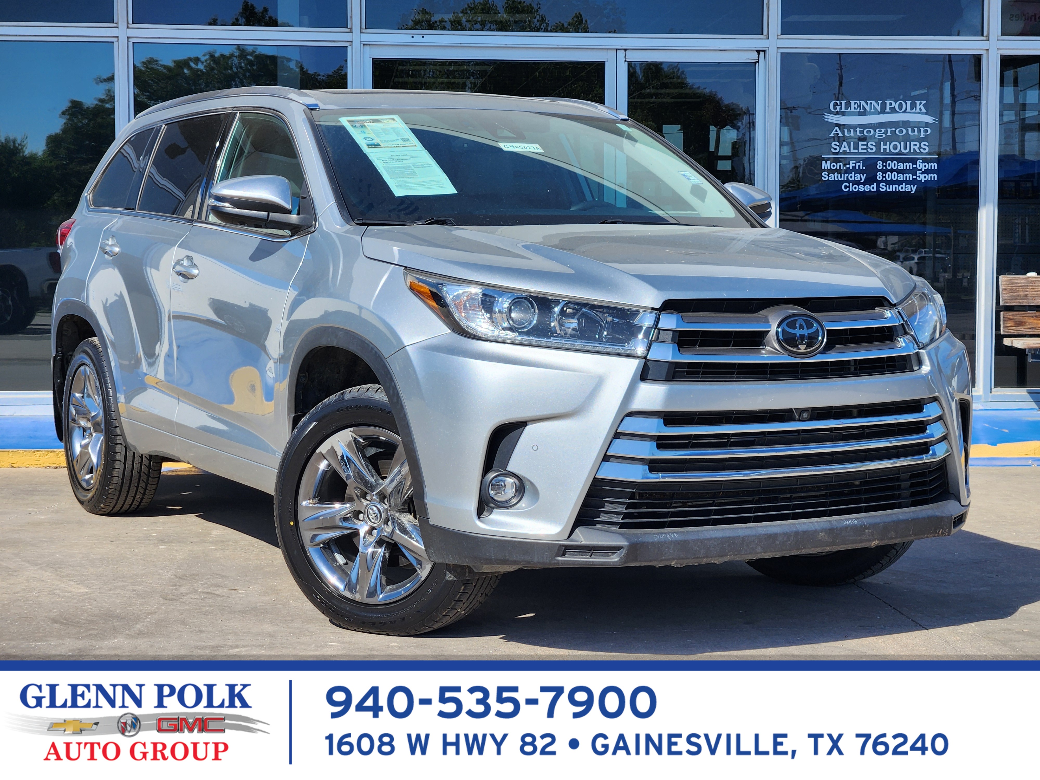 2019 Toyota Highlander Limited Platinum 1