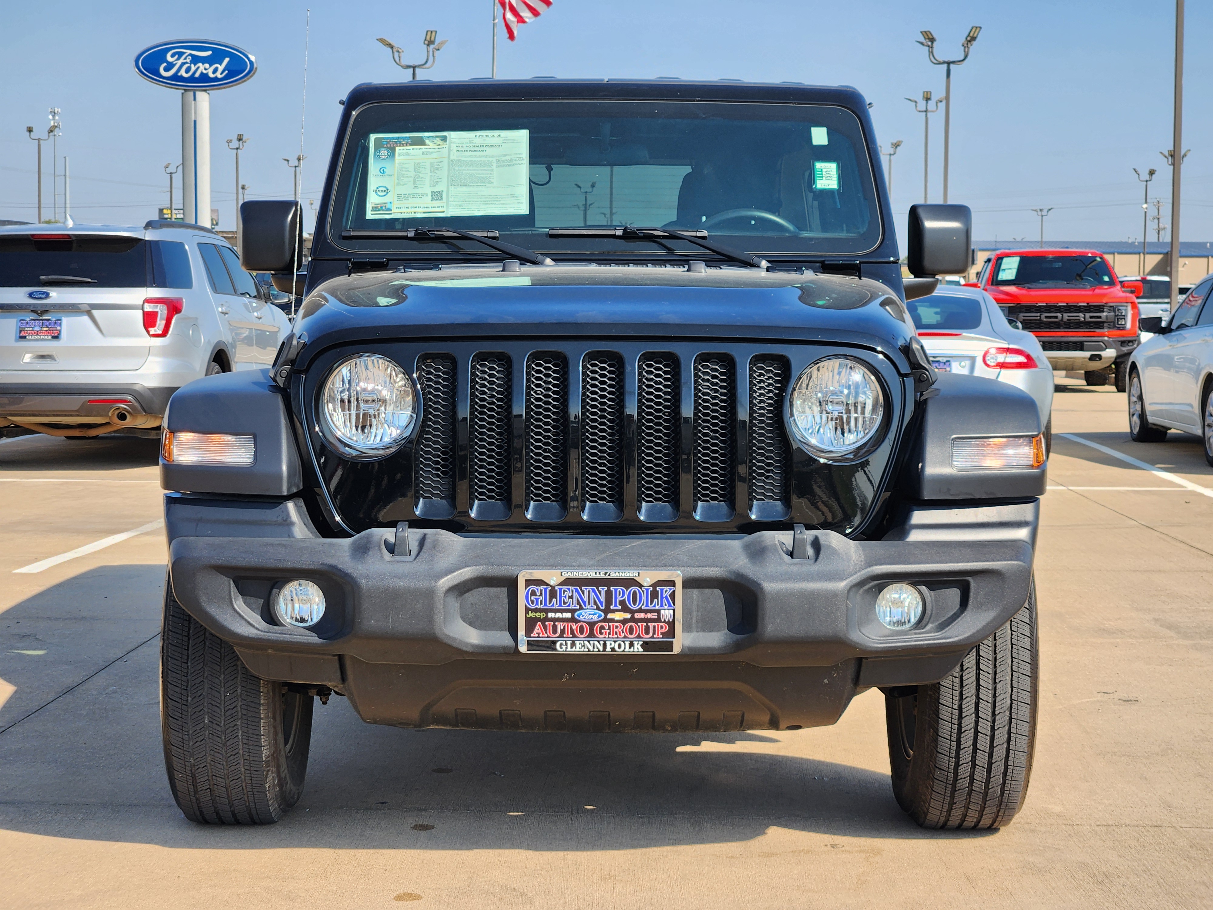 2019 Jeep Wrangler Unlimited Sport S 2