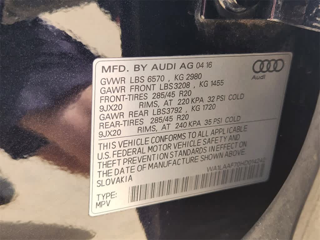 2017 Audi Q7 Premium Plus 34