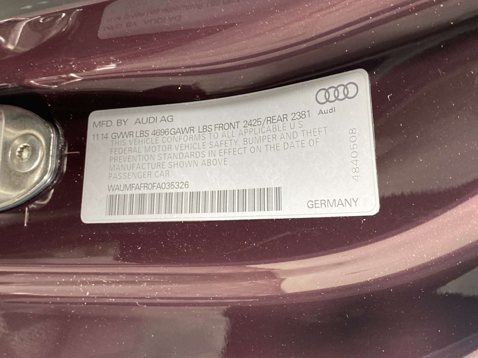 2015 Audi A5  40