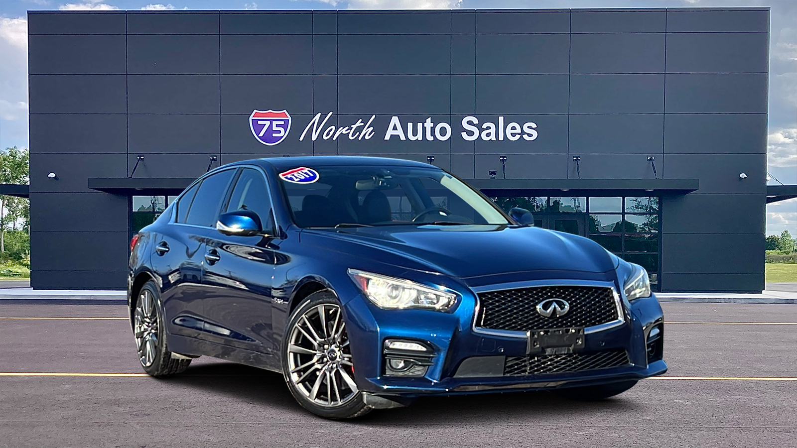 2017 INFINITI Q50 Red Sport 400 1