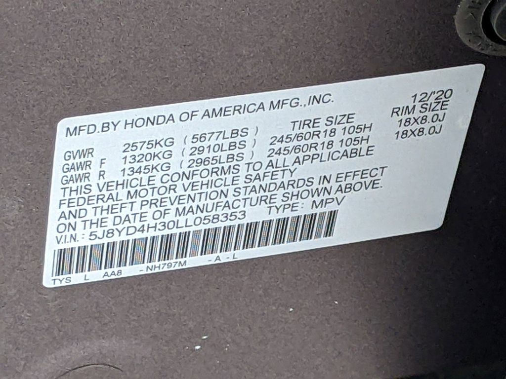 2020 Acura MDX 3.5L 30