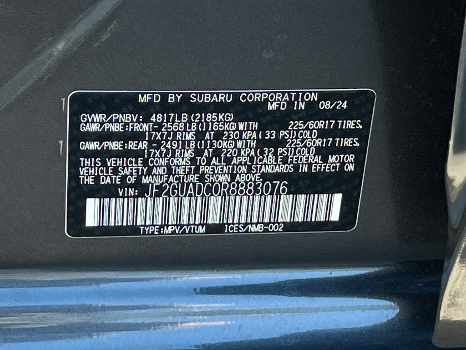 2024 Subaru Crosstrek Premium 25