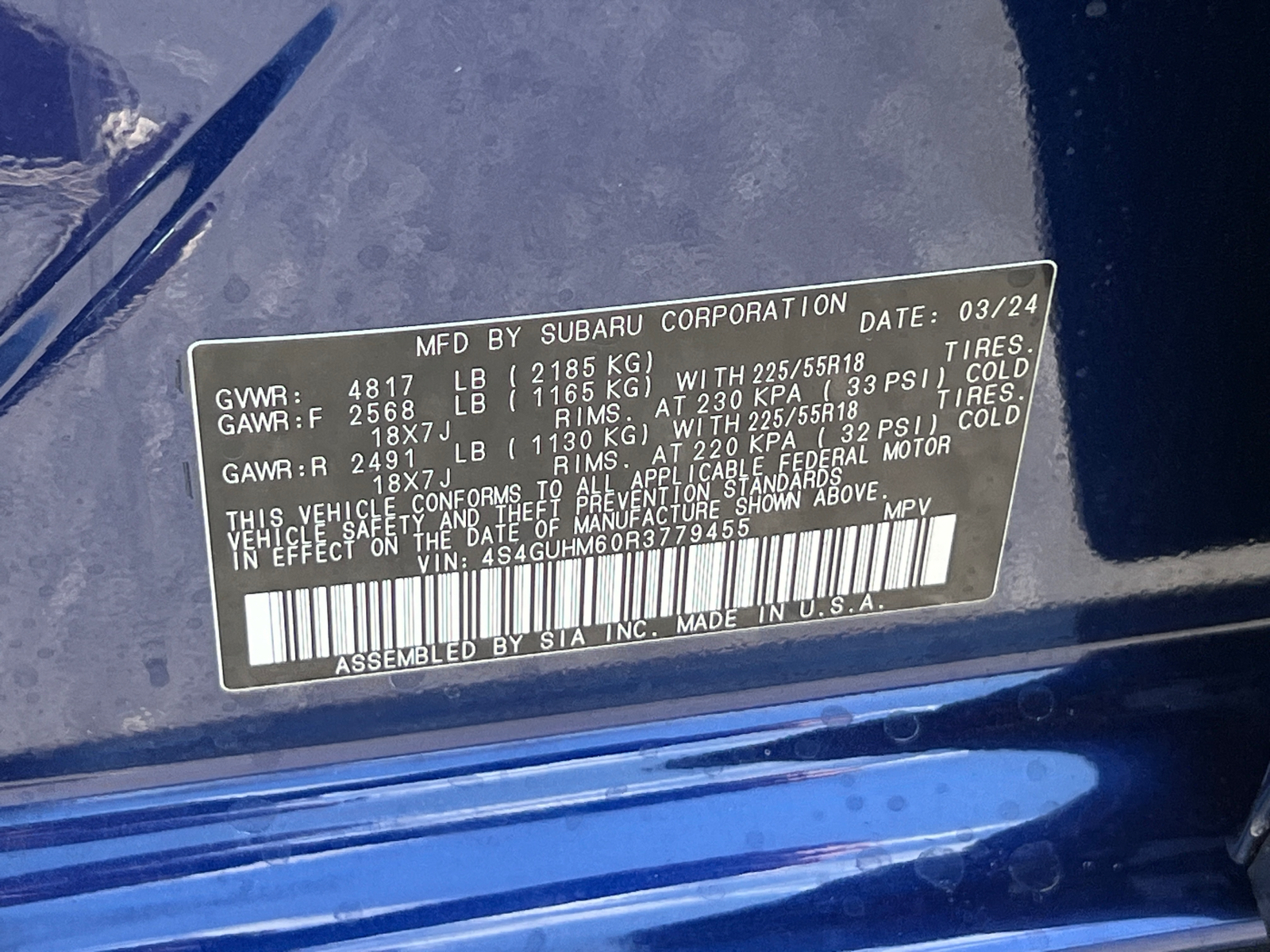 2024 Subaru Crosstrek Limited 31