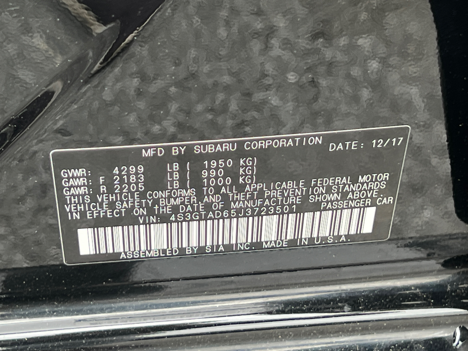 2018 Subaru Impreza 2.0i Premium 32