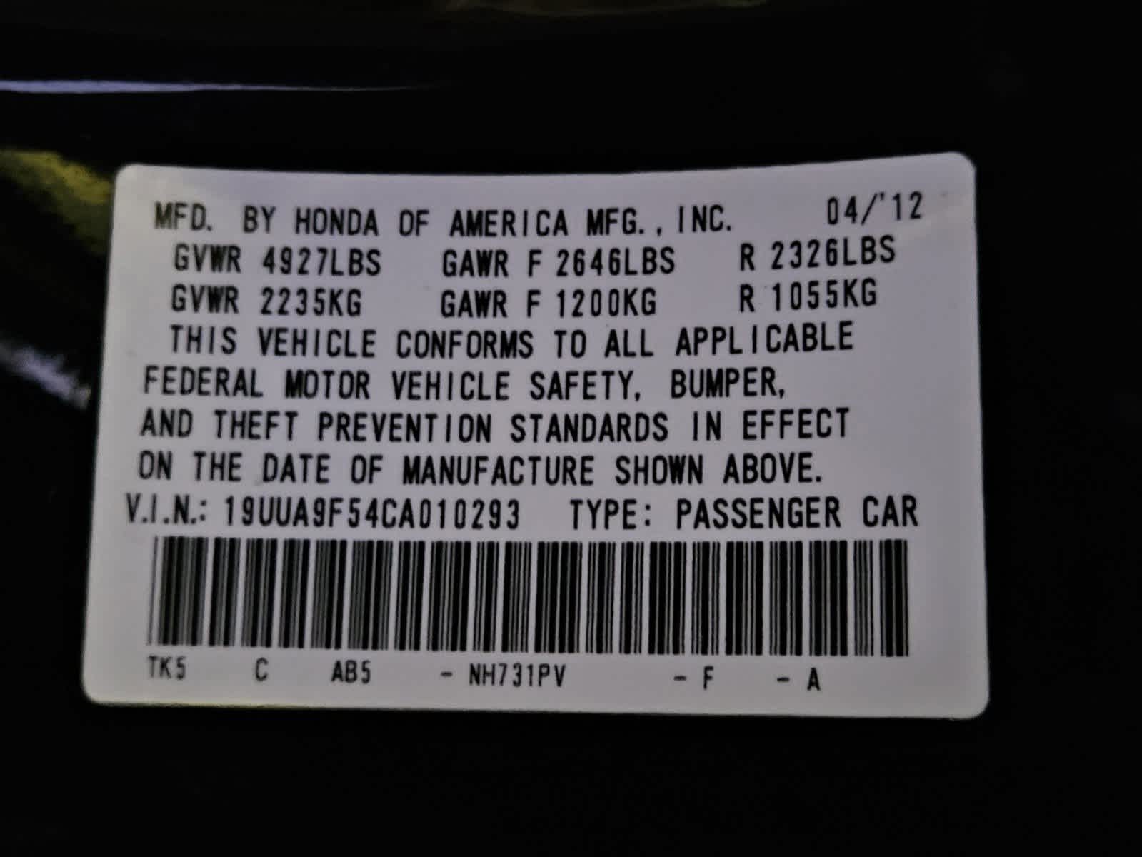 2012 Acura TL Tech Auto 34