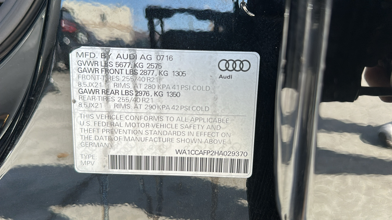 2017 Audi SQ5 3.0T Premium Plus 38