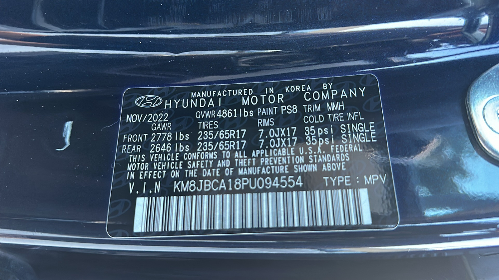 2023 Hyundai Tucson Hybrid Blue 36