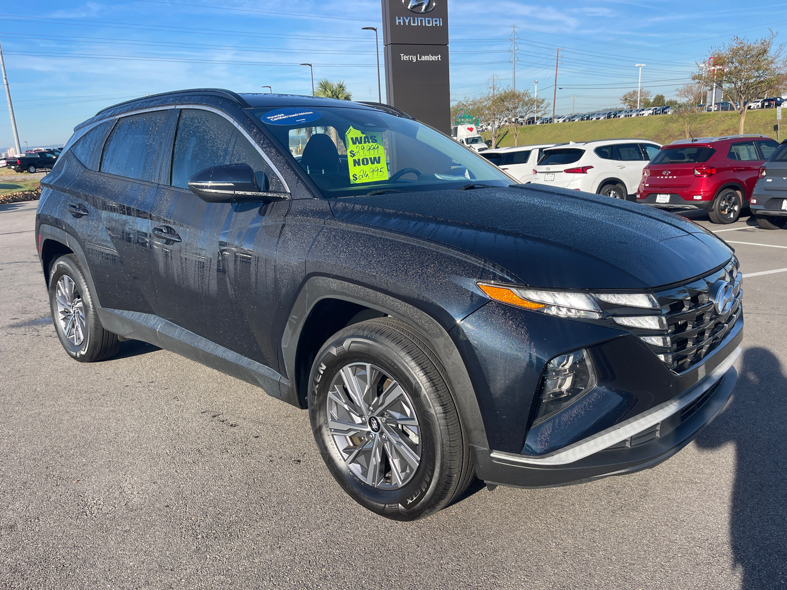 2022 Hyundai Tucson Hybrid Blue 1