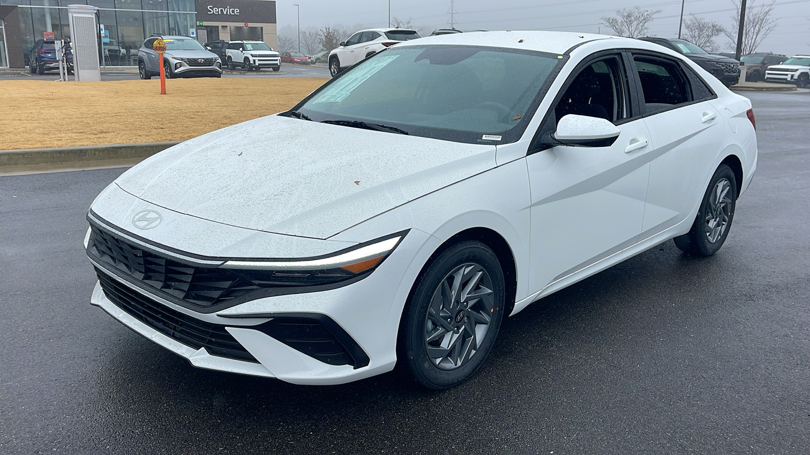 2025 Hyundai Elantra Hybrid Blue 3