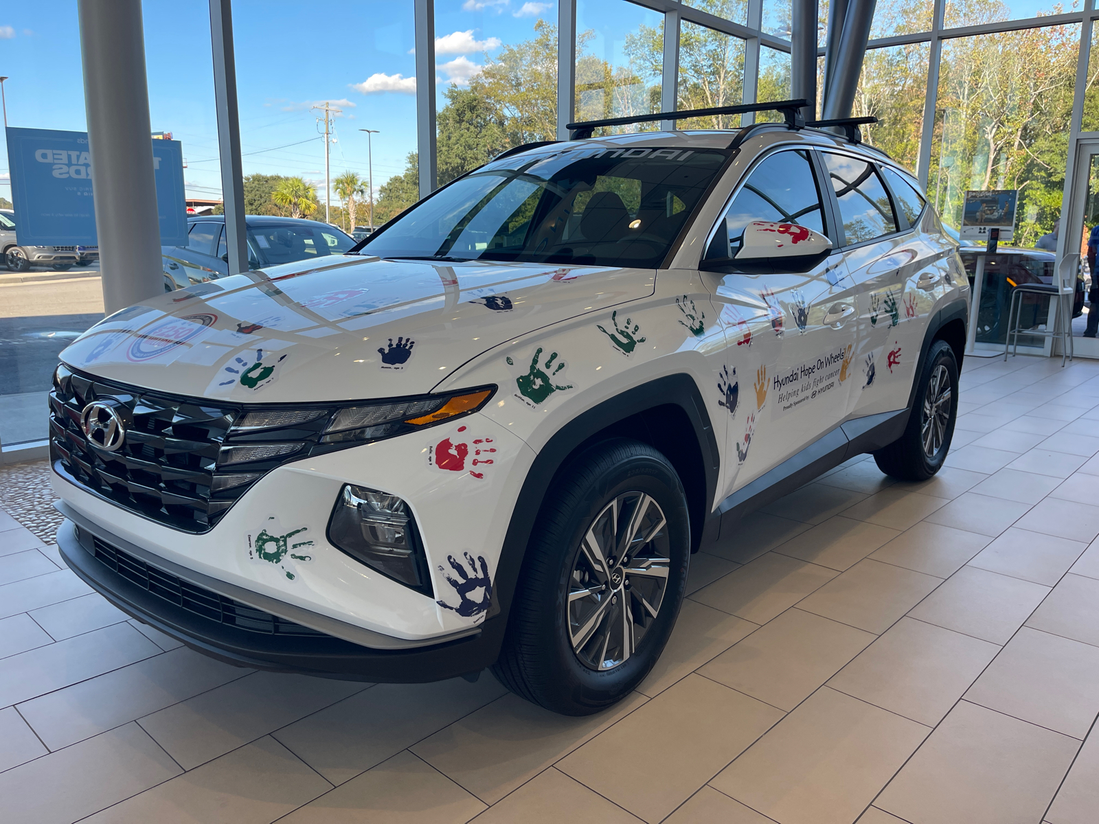 2024 Hyundai Tucson Hybrid Blue 3