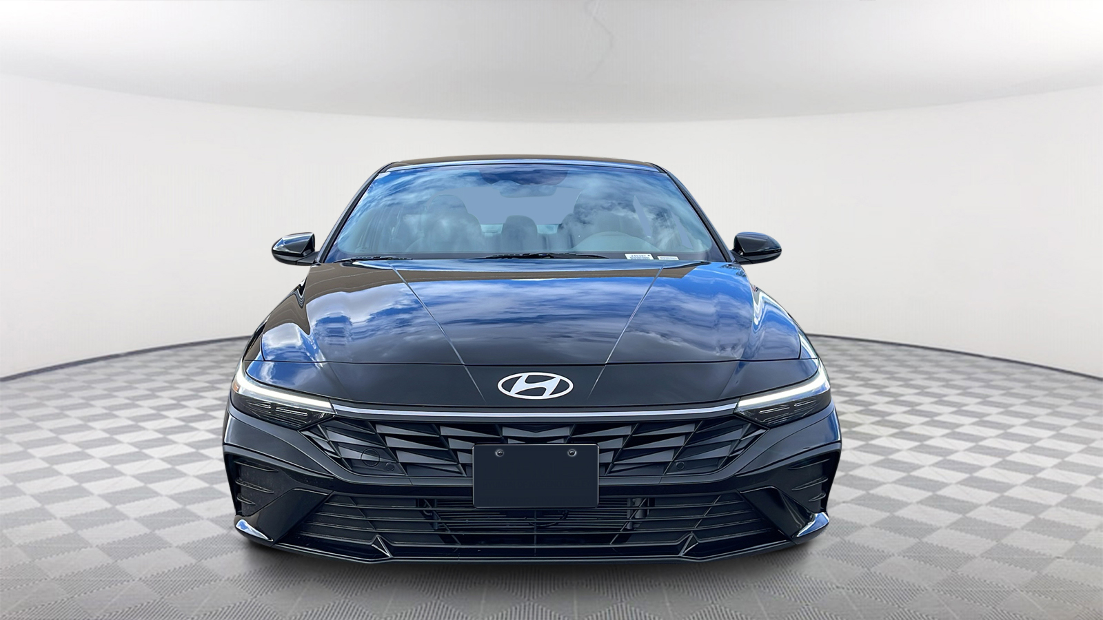 2024 Hyundai Elantra Hybrid Blue 2