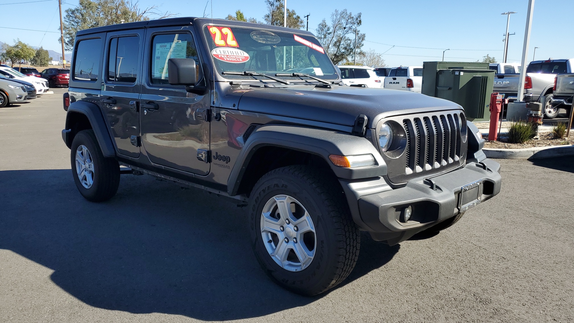 2022 Jeep Wrangler Unlimited Sport S 7