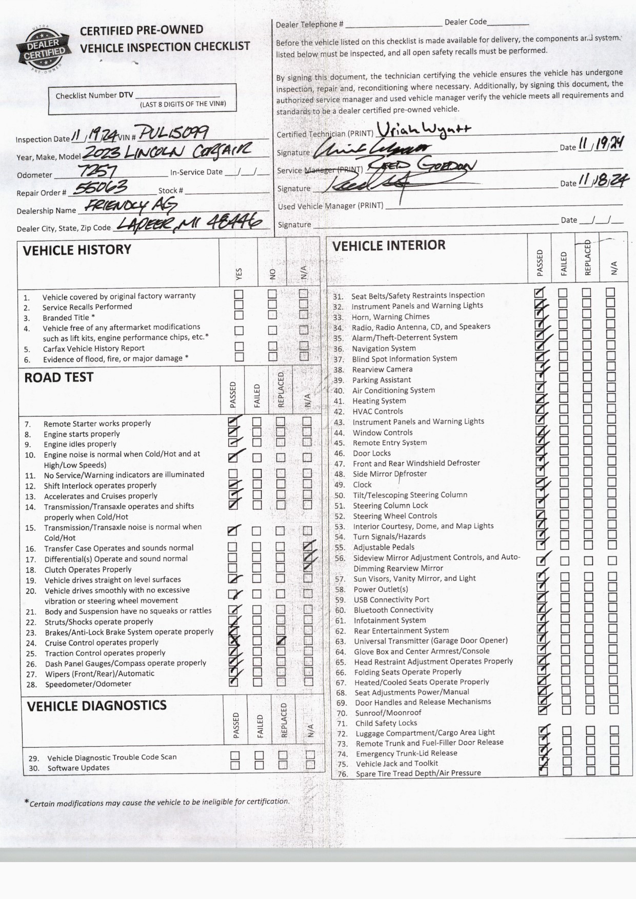 2023 Lincoln Corsair Standard 28