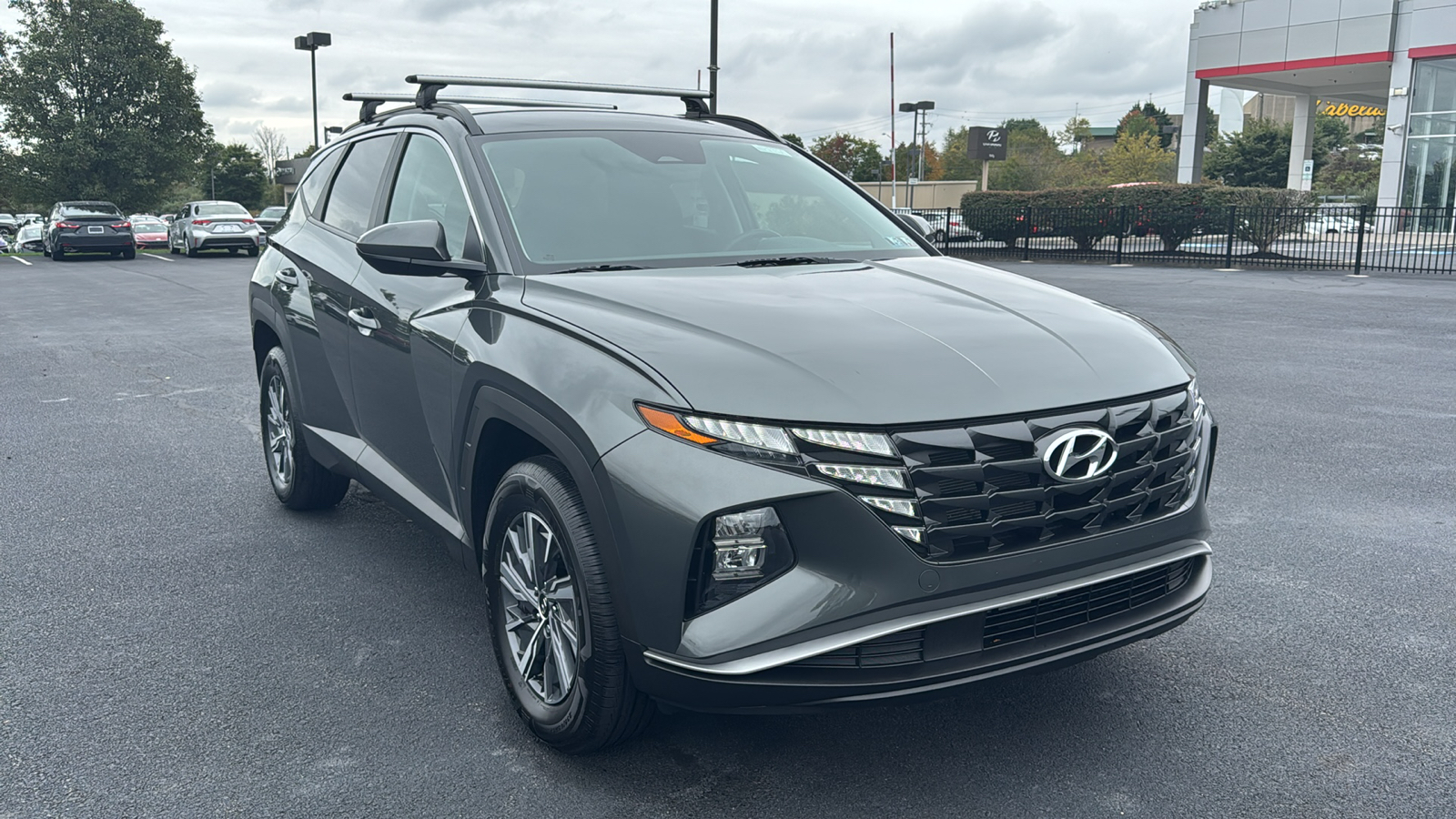 2024 Hyundai Tucson Hybrid Blue 3