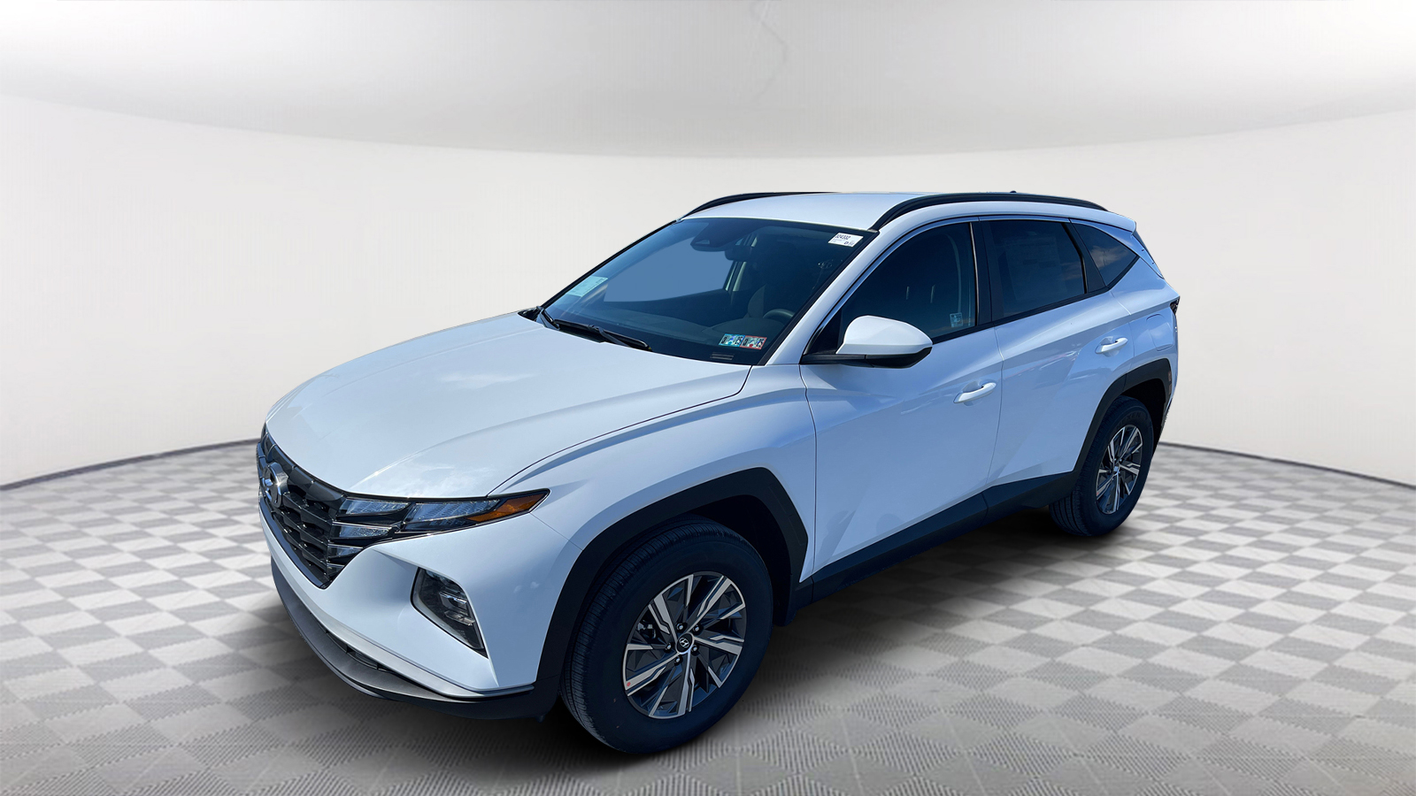 2024 Hyundai Tucson Hybrid Blue 1