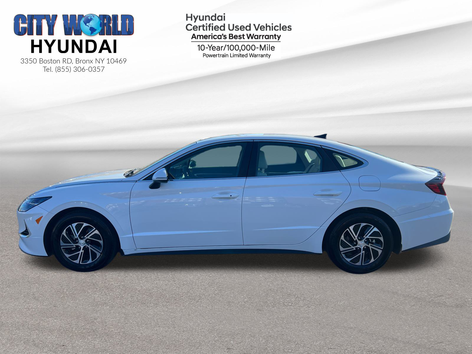 2023 Hyundai Sonata Hybrid Blue 3