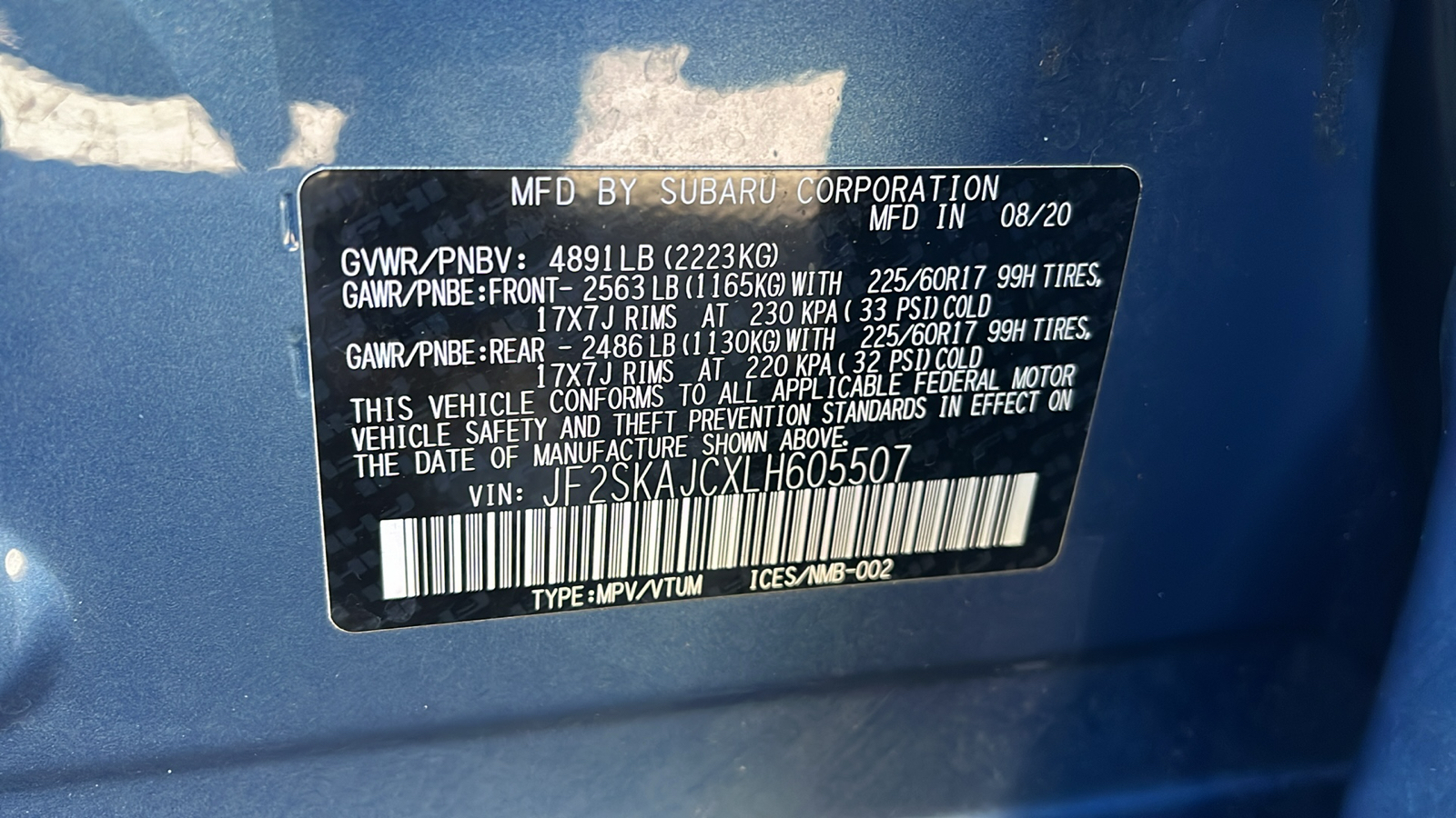 2020 Subaru Forester Premium 35