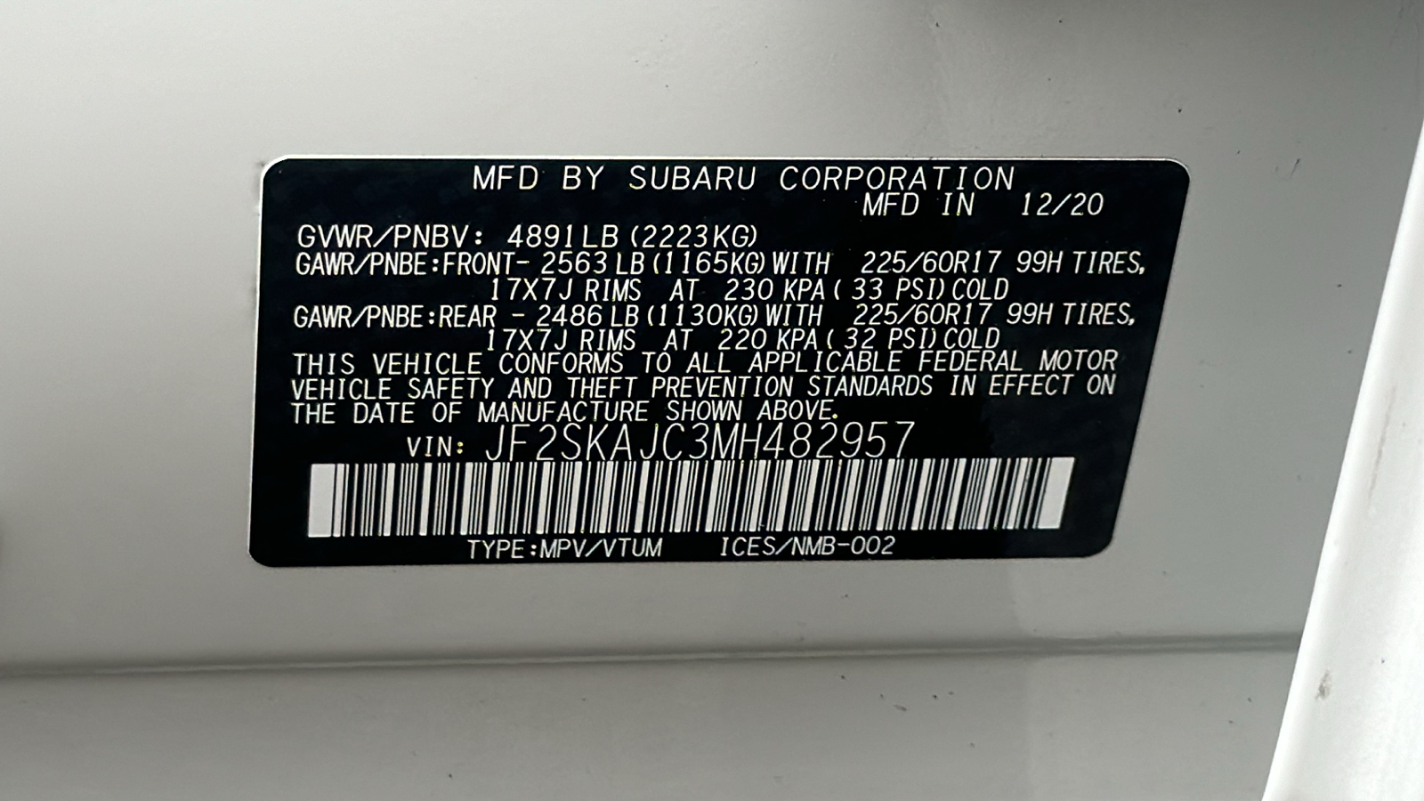 2021 Subaru Forester Premium 27