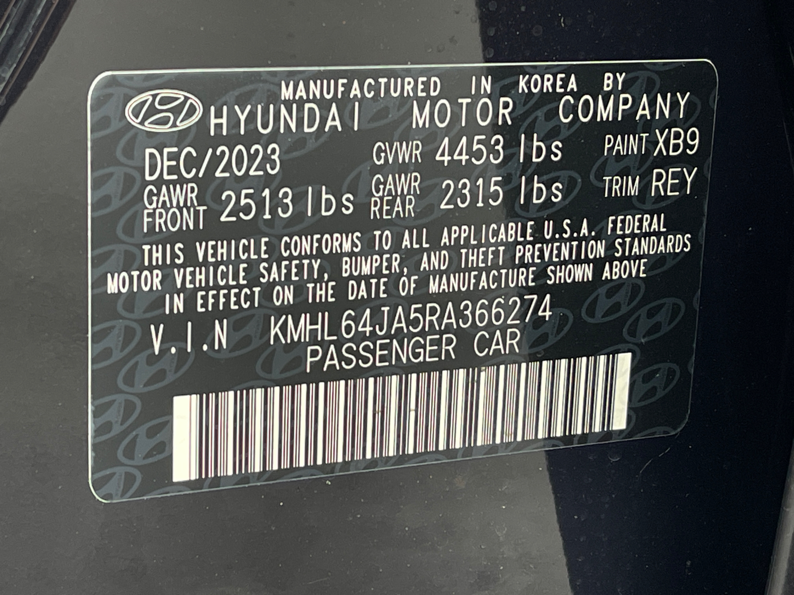 2024 Hyundai Sonata SEL 16