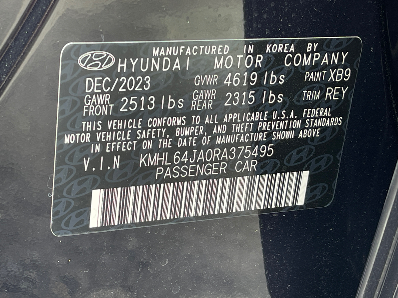 2024 Hyundai Sonata SEL 16