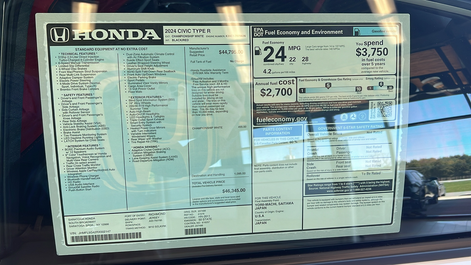 2024 Honda Civic Type R TYPE R 14