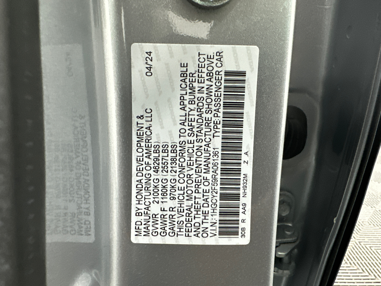 2024 Honda Accord Hybrid Sport 33