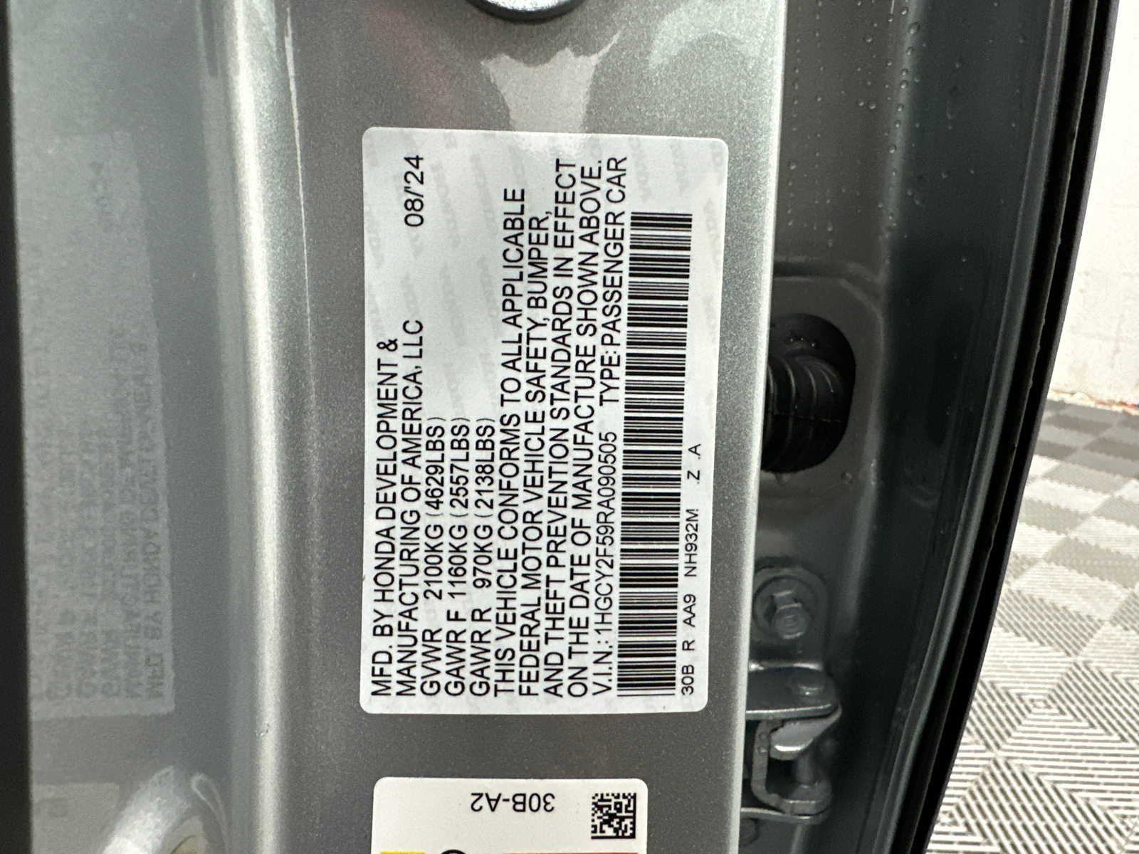 2024 Honda Accord Hybrid Sport 33