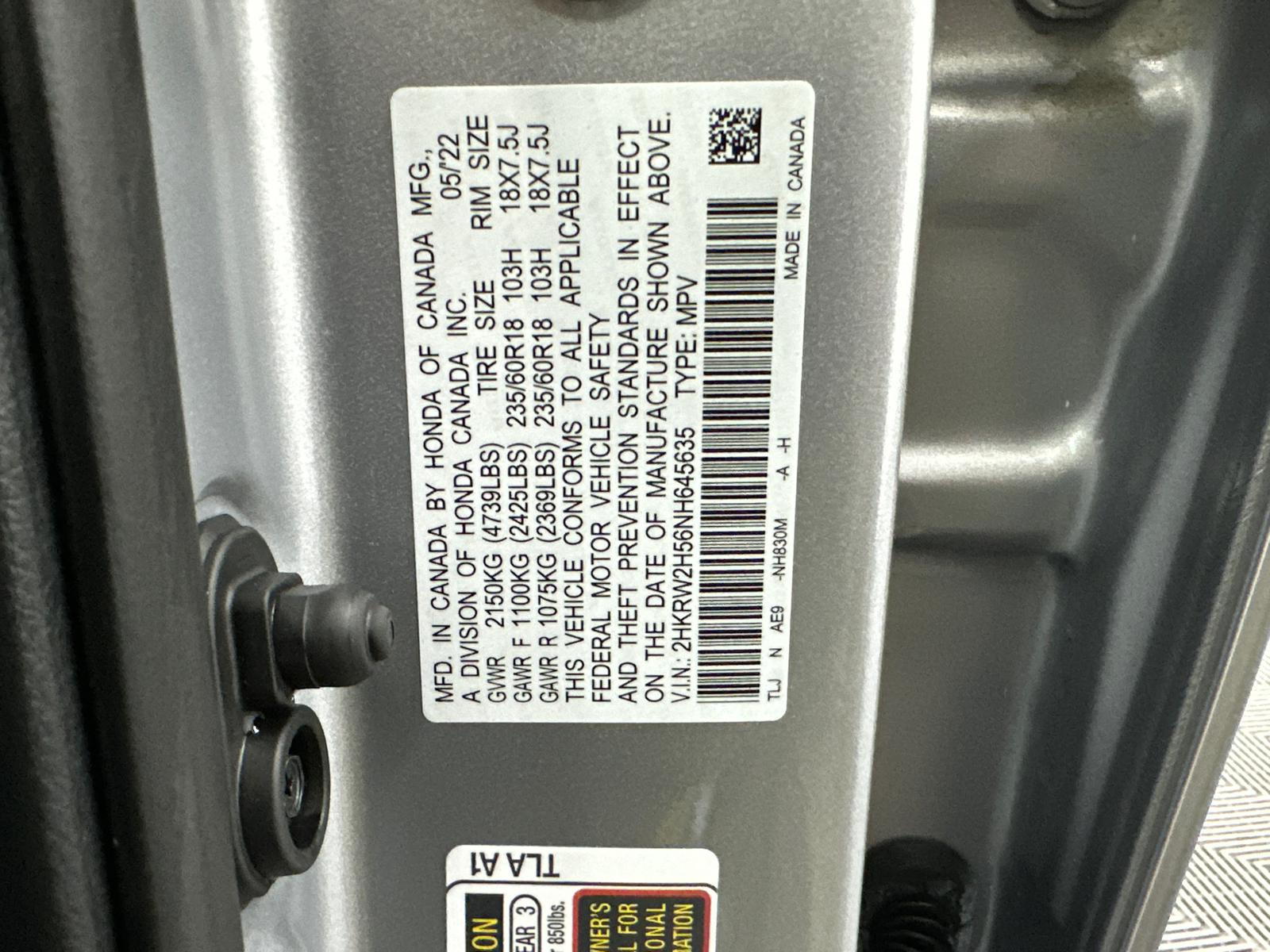 2022 Honda CR-V EX 35