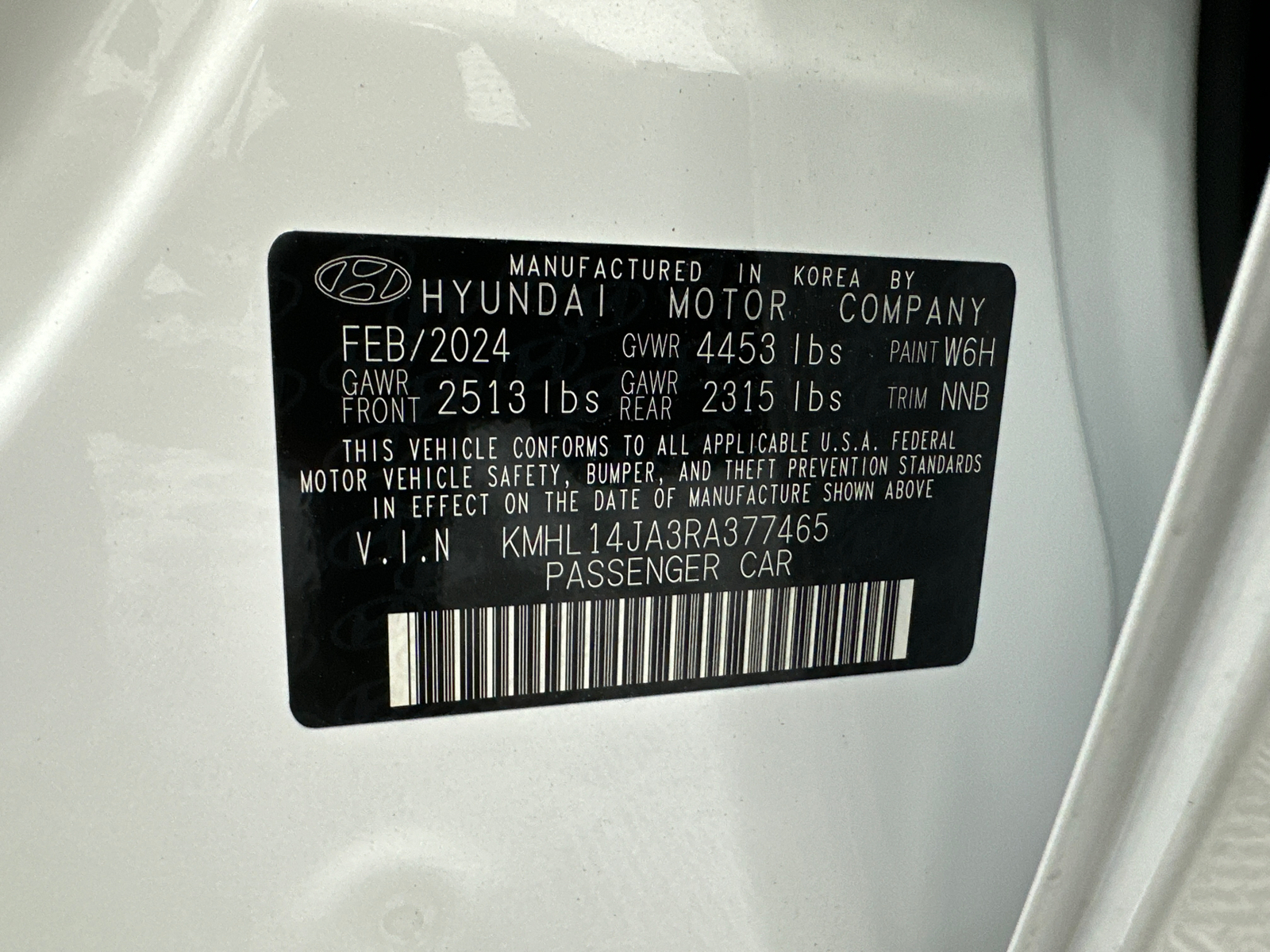 2024 Hyundai Sonata SEL 34