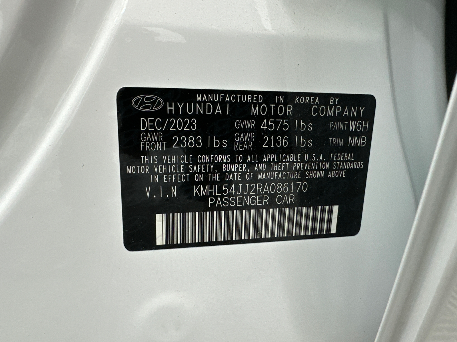 2024 Hyundai Sonata Hybrid Limited 34