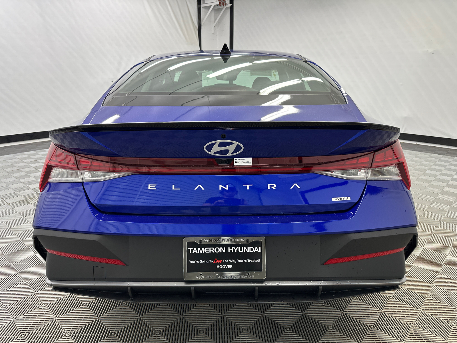 2025 Hyundai Elantra Hybrid Blue 4