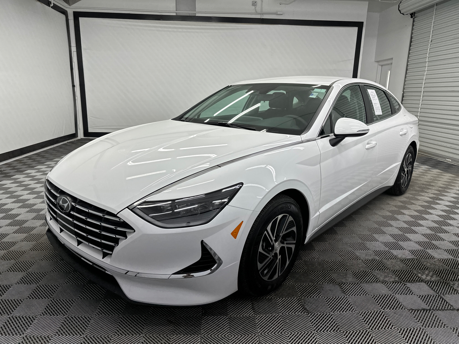 2023 Hyundai Sonata Hybrid Blue 1