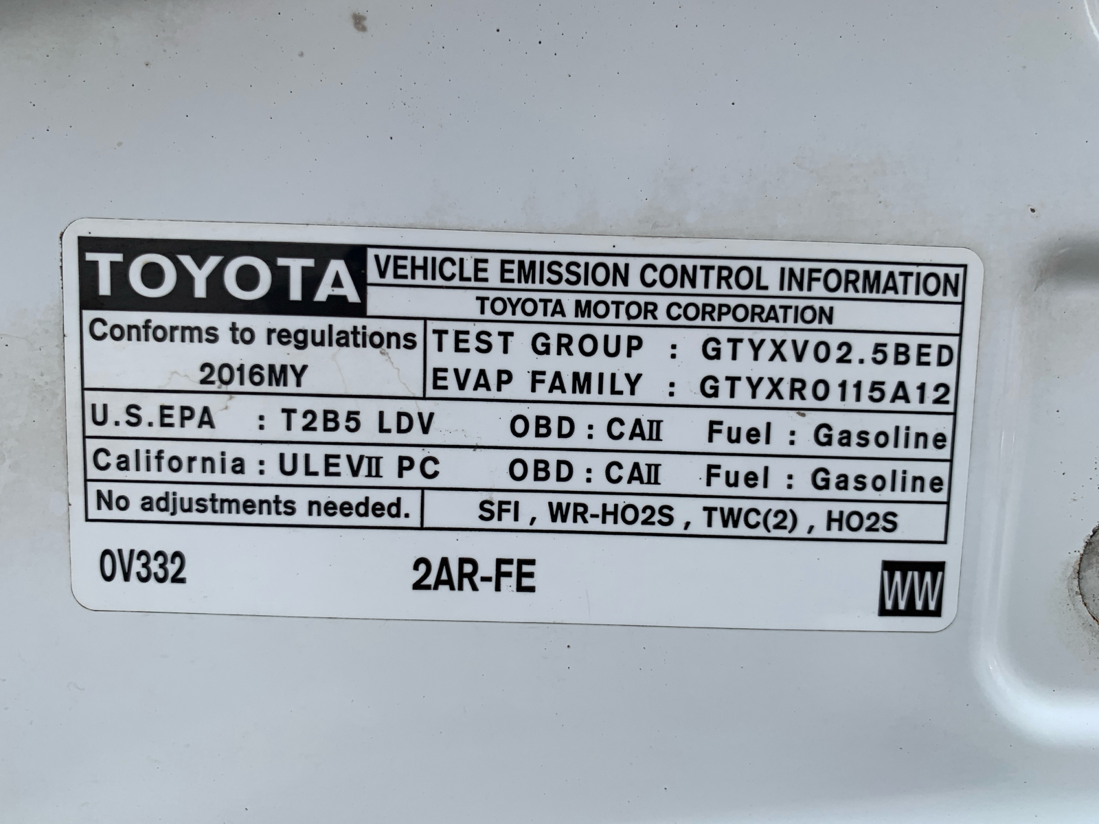 2016 Toyota Camry  14