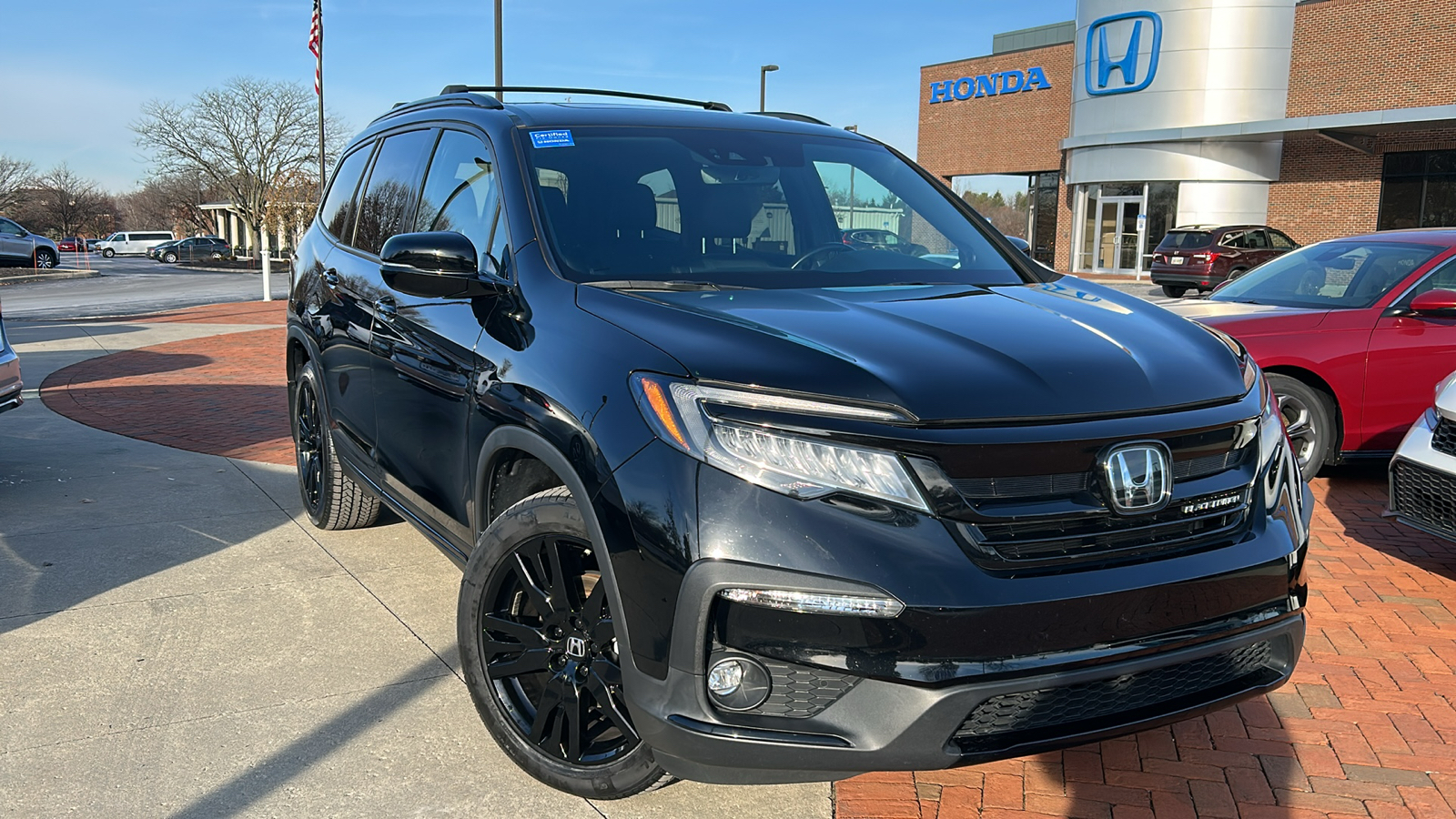 2021 Honda Pilot Black Edition 2