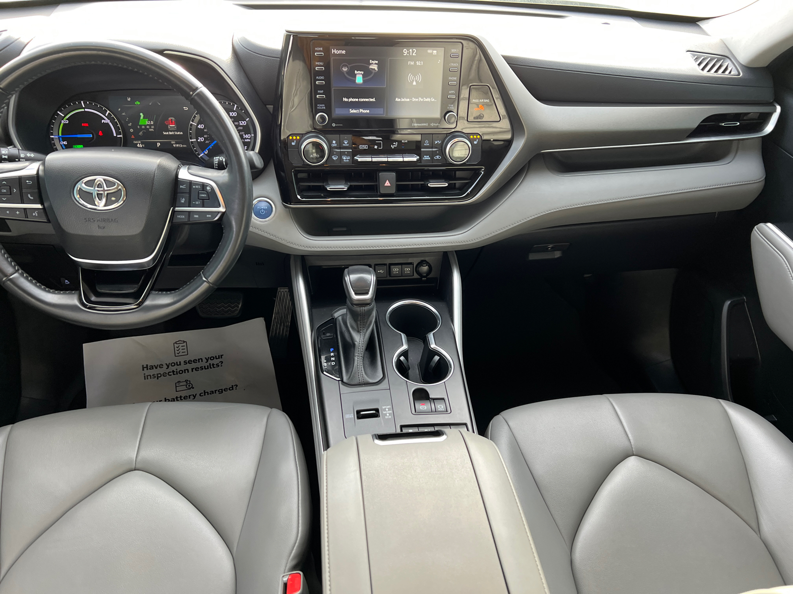 2021 Toyota Highlander Hybrid XLE 15