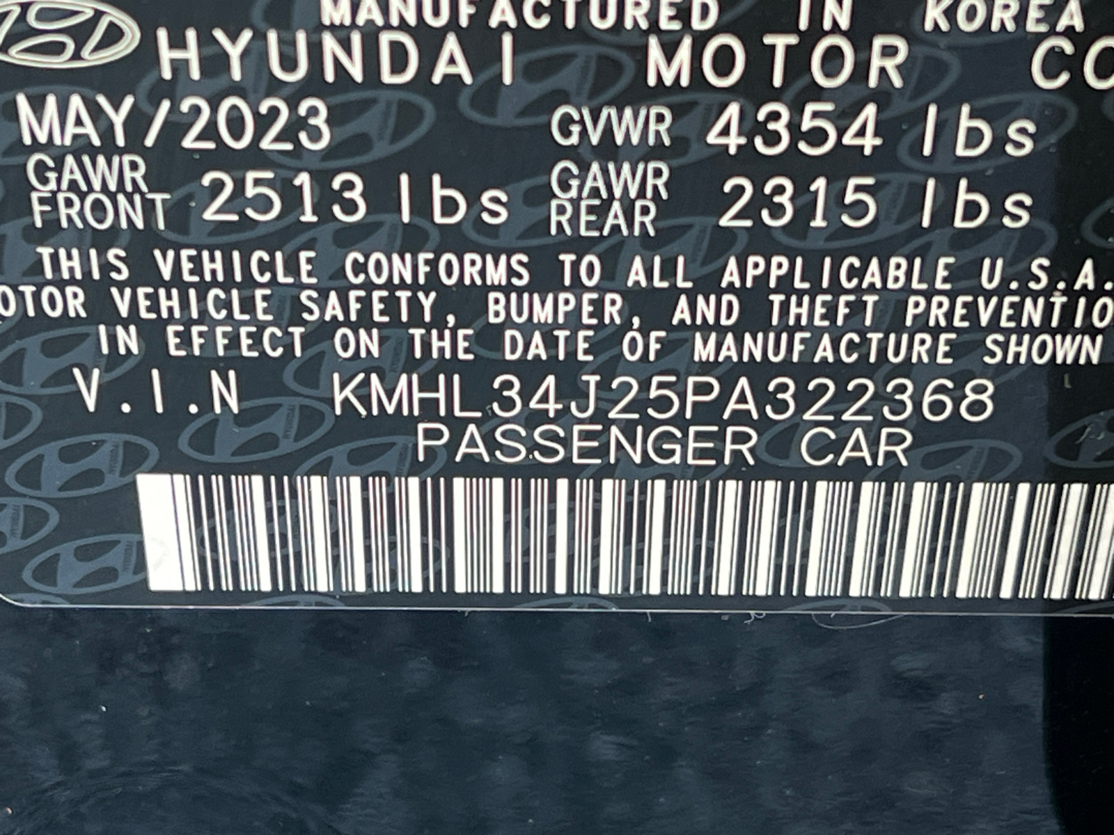 2023 Hyundai Sonata Limited 33