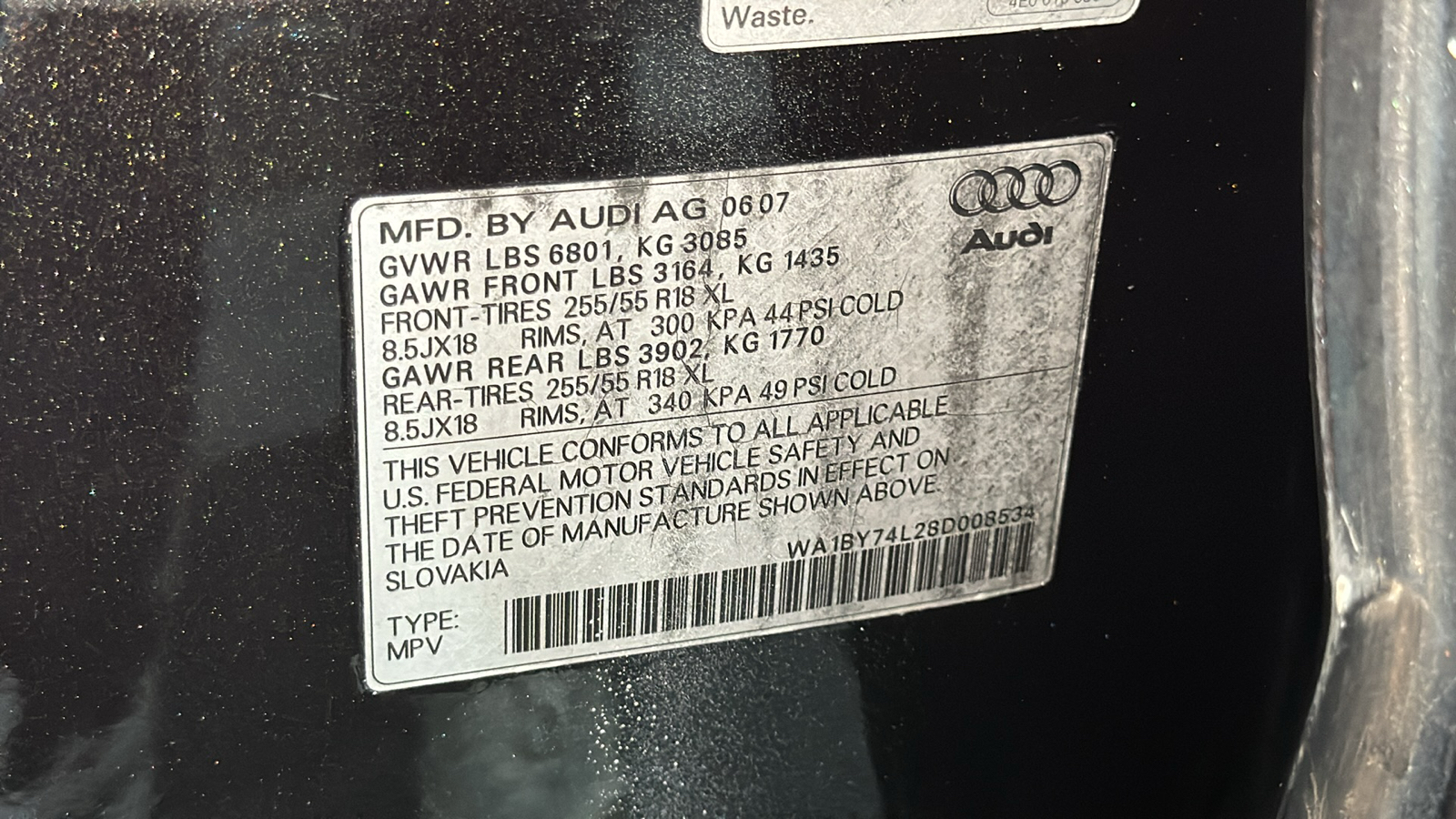 2008 Audi Q7  50