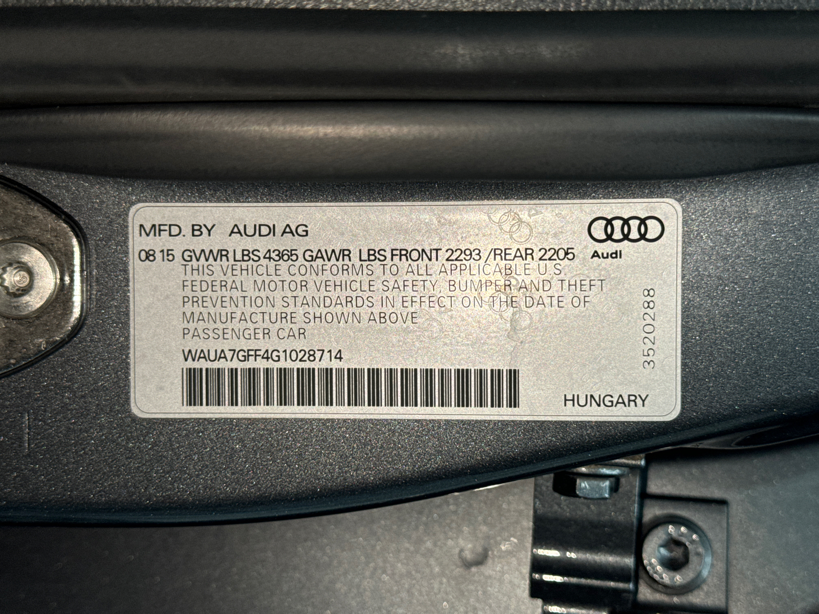 2016 Audi A3 1.8T Premium Sedan 4D 50