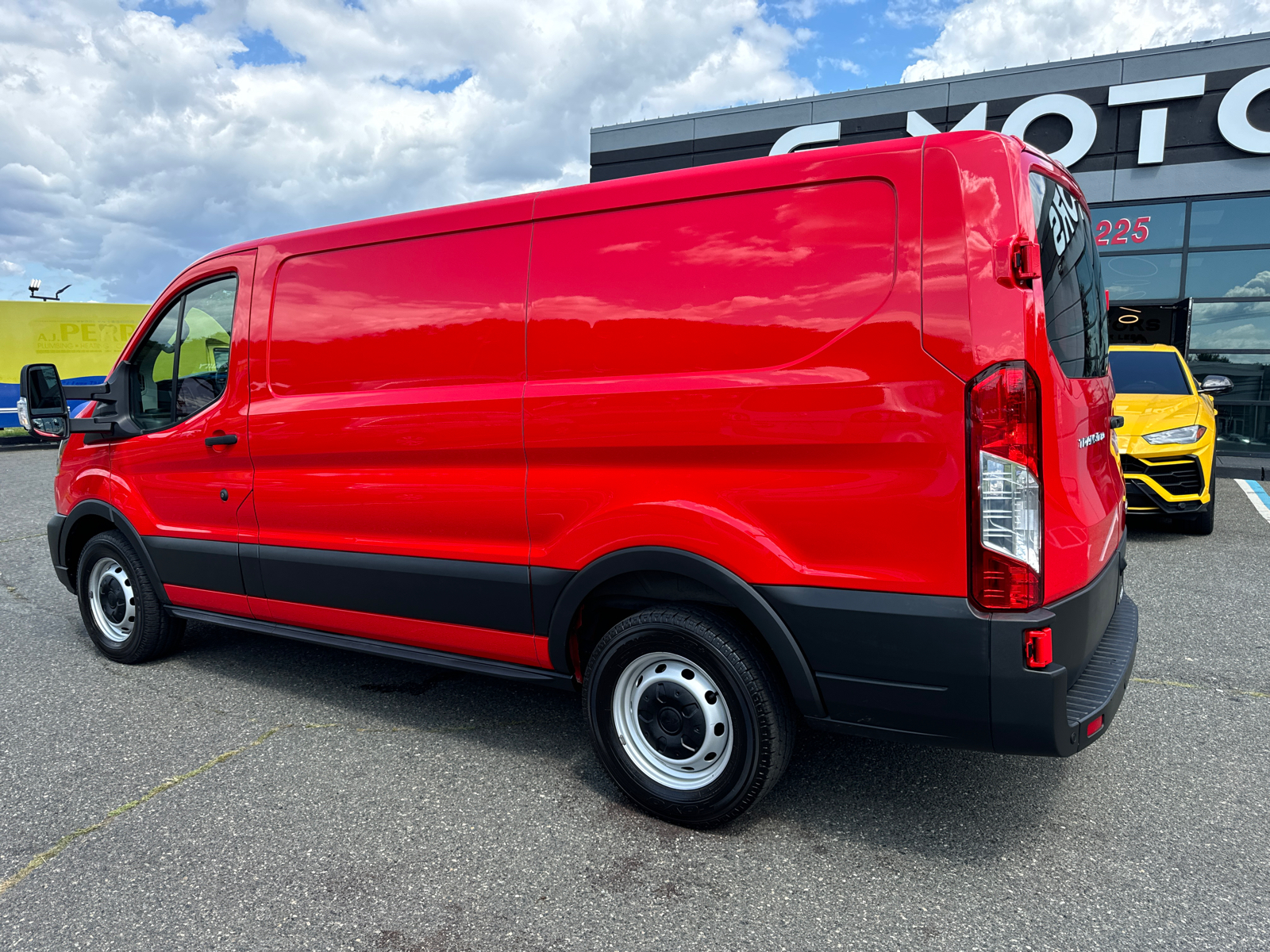 2021 Ford Transit 150 Cargo Van Low Roof w/LWB Van 3D 4