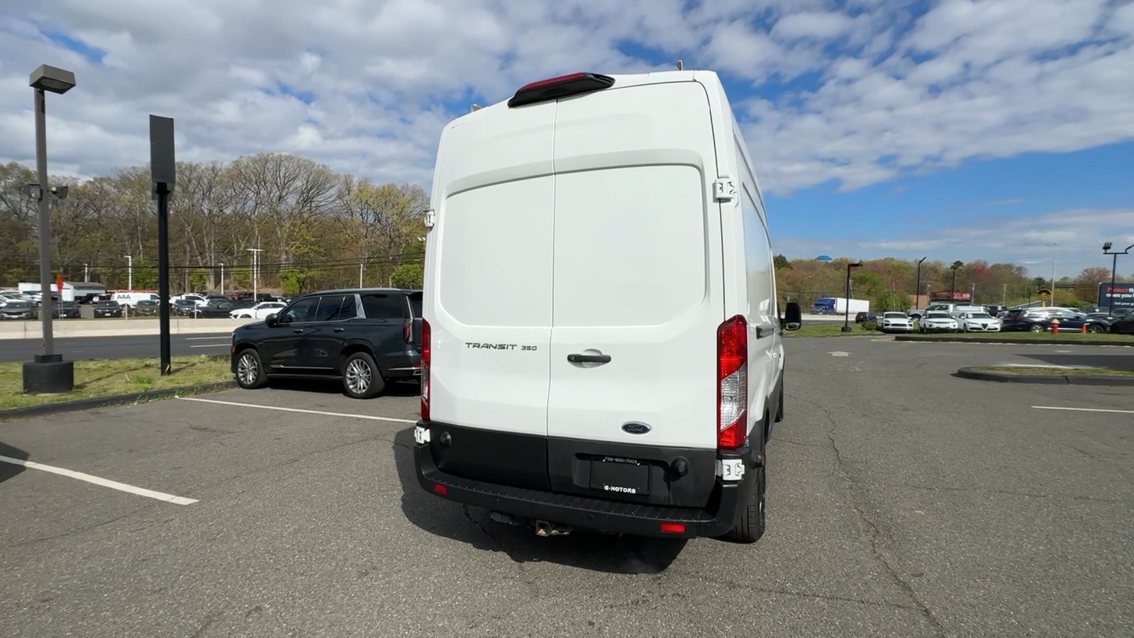 2019 Ford Transit 350 Van High Roof w/Sliding Side Door Van 3D 16