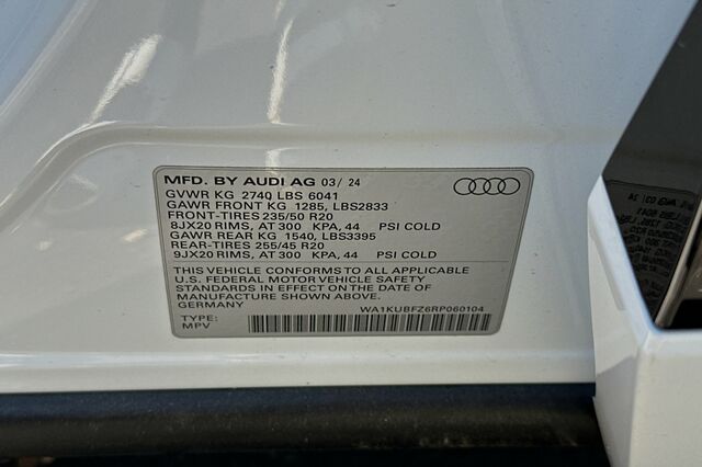 2024 Audi Q4 e-tron Premium 4D Sport Utility 22