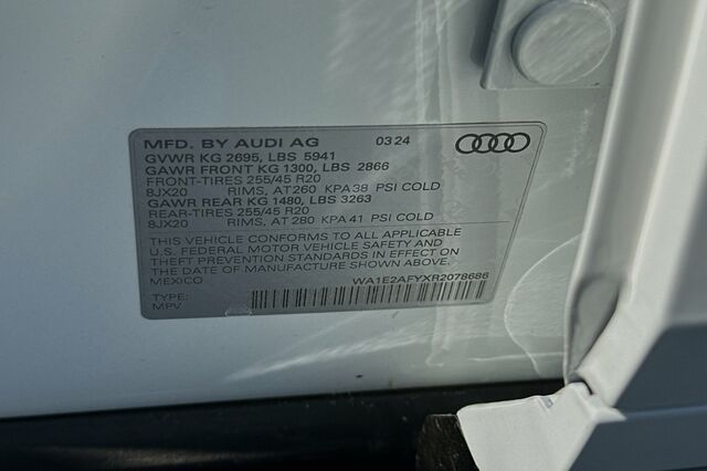 2024 Audi Q5 e 55 Premium Plus 4D Sport Utility 23