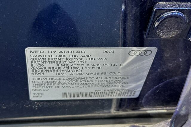 2024 Audi Q5 45 S line Premium Plus 4D Sport Utility 38