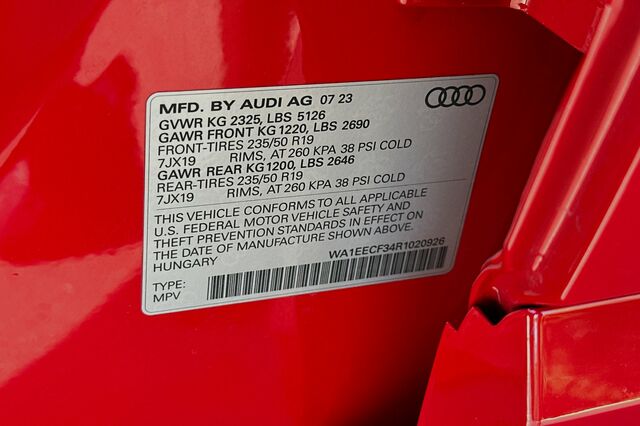 2024 Audi Q3 Premium Plus 4D Sport Utility 40