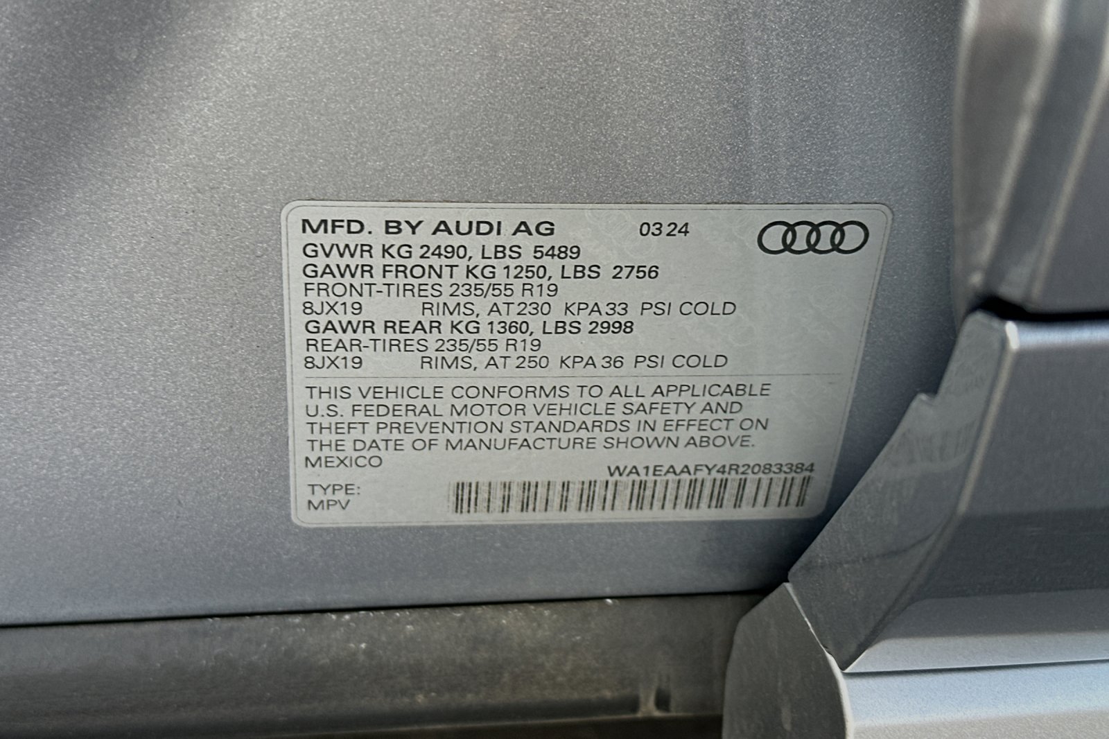 2024 Audi Q5 45 S line Premium Plus 4D Sport Utility 8