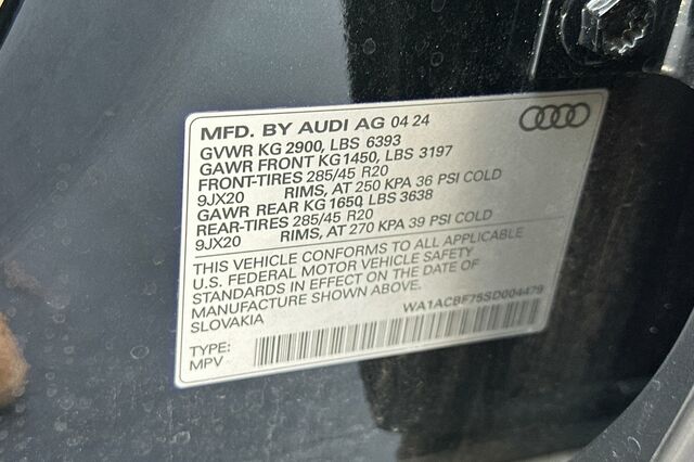 2025 Audi Q7 45 Premium 4D Sport Utility 40